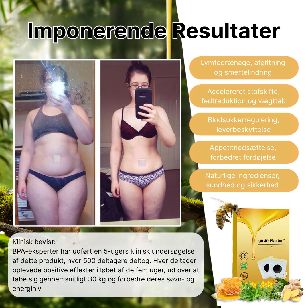 BiGift Plaster™ | Den naturlige vej til en slankere krop – nemt, diskret og effektivt!