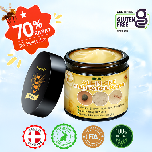 Bistille™ | All-in-One hudreparationscreme mod insektstik og irritation Dermatologisk testet og anbefalet i Danmark ( Anbefalet af DDS)