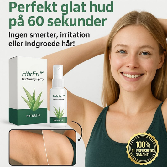 HårFri™ – Slip for indgroede hår og besværlig daglig barbering!