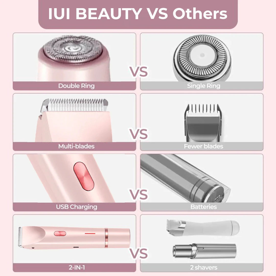 TrimVel™ | 2 i 1 smertefri bikini- og ansigtshårtrimmer