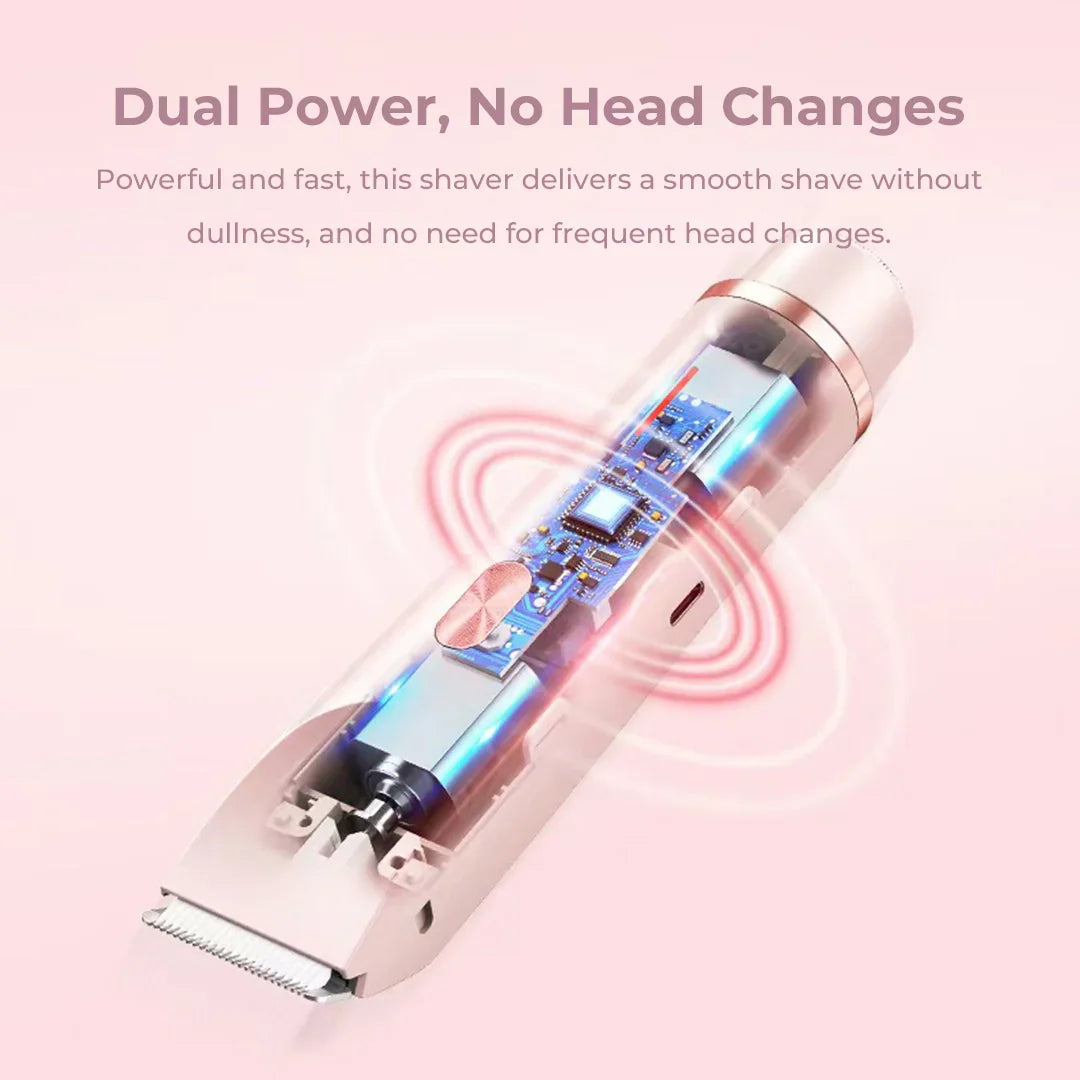 TrimVel™ | 2 i 1 smertefri bikini- og ansigtshårtrimmer