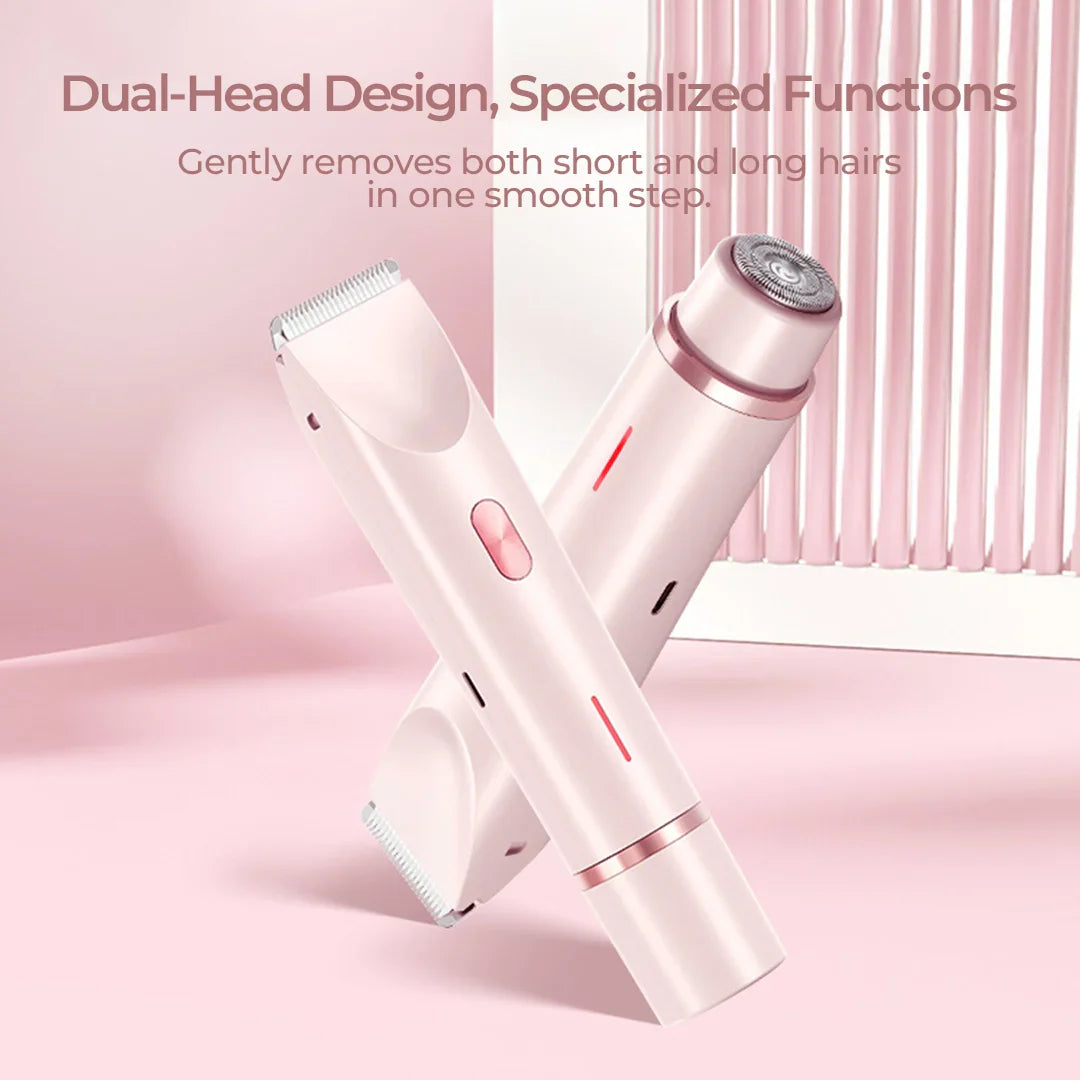 TrimVel™ | 2 i 1 smertefri bikini- og ansigtshårtrimmer