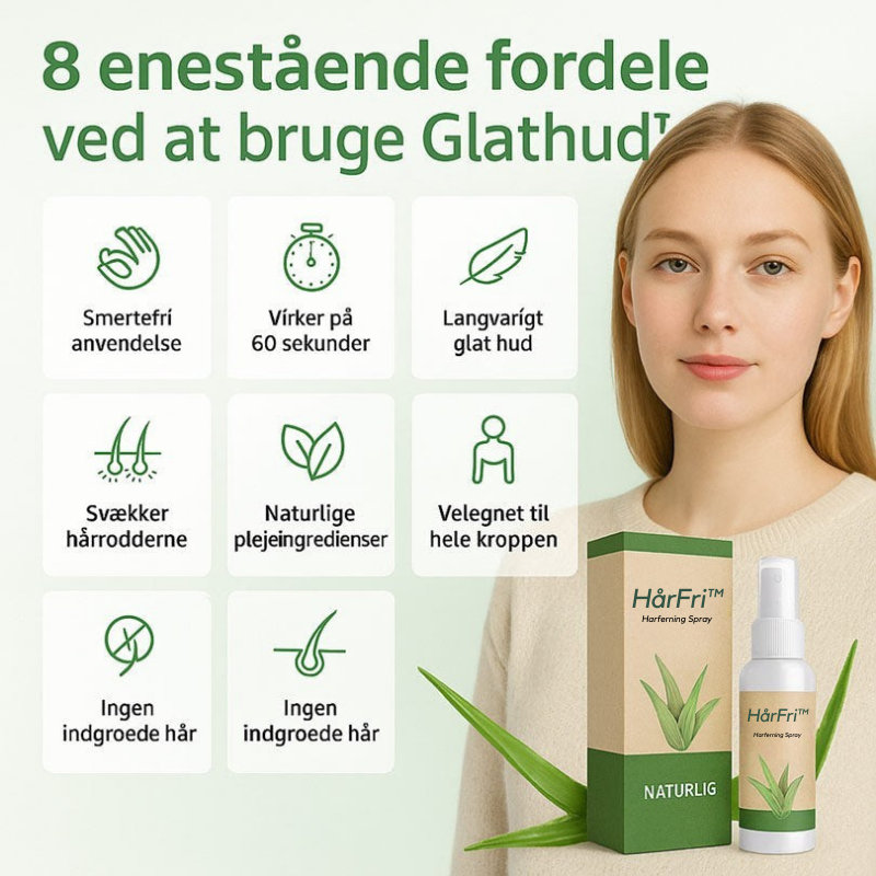 HårFri™ – Slip for indgroede hår og besværlig daglig barbering!