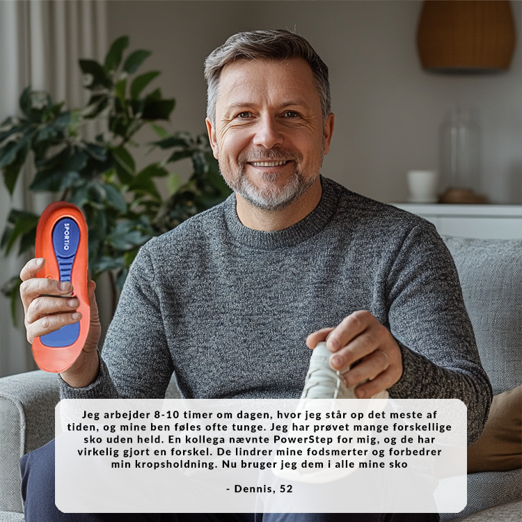 Sportiq™ PowerStep - Ortopædisk indlægssål til sko