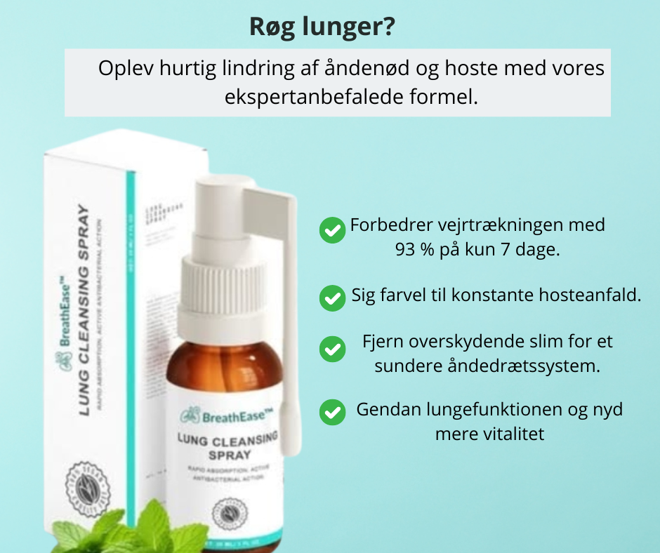 LungeRen™ – Naturlig Lungedetox Spray