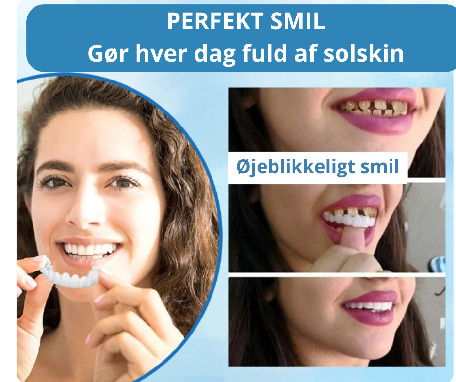 EzySmile™ 🧑🏽⚕️Certificeret af Den Danske Tandlægeforening (DTF) - for et naturligt smil og hverdagskomfort
