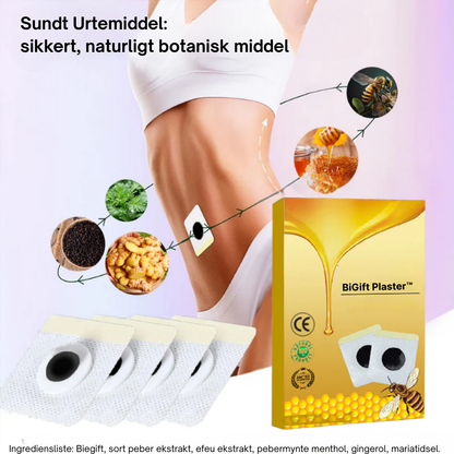 BiGift Plaster™ | Den naturlige vej til en slankere krop – nemt, diskret og effektivt!