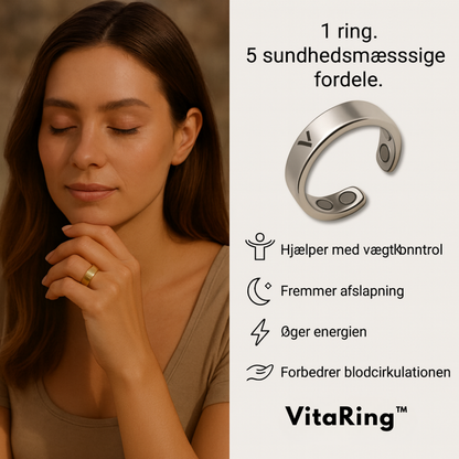 VitaRing™ | Fjerner kroniske smerter og genopretter fuld kropsvelvære med 97% inden for 3 dage!