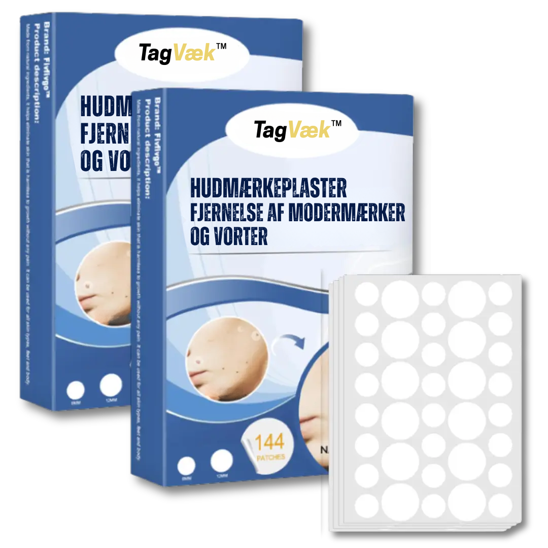 TagVæk™ – Fjern hudmærker på kun 5 dage