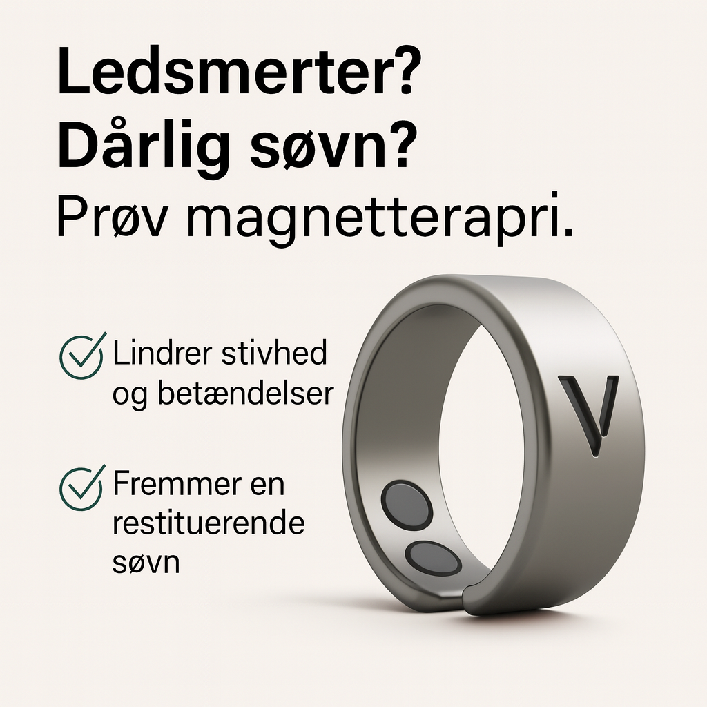 VitaRing™ | Fjerner kroniske smerter og genopretter fuld kropsvelvære med 97% inden for 3 dage!