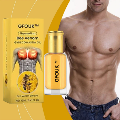 GFOUK™ ThermoFirm Bijengif Gynecomastie Olie (1+1 GRATIS)