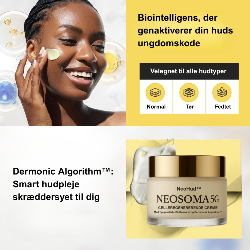 NeoHud™ | Rul tiden tilbage – få ungdommelig hud igen med biomimetisk teknologi!