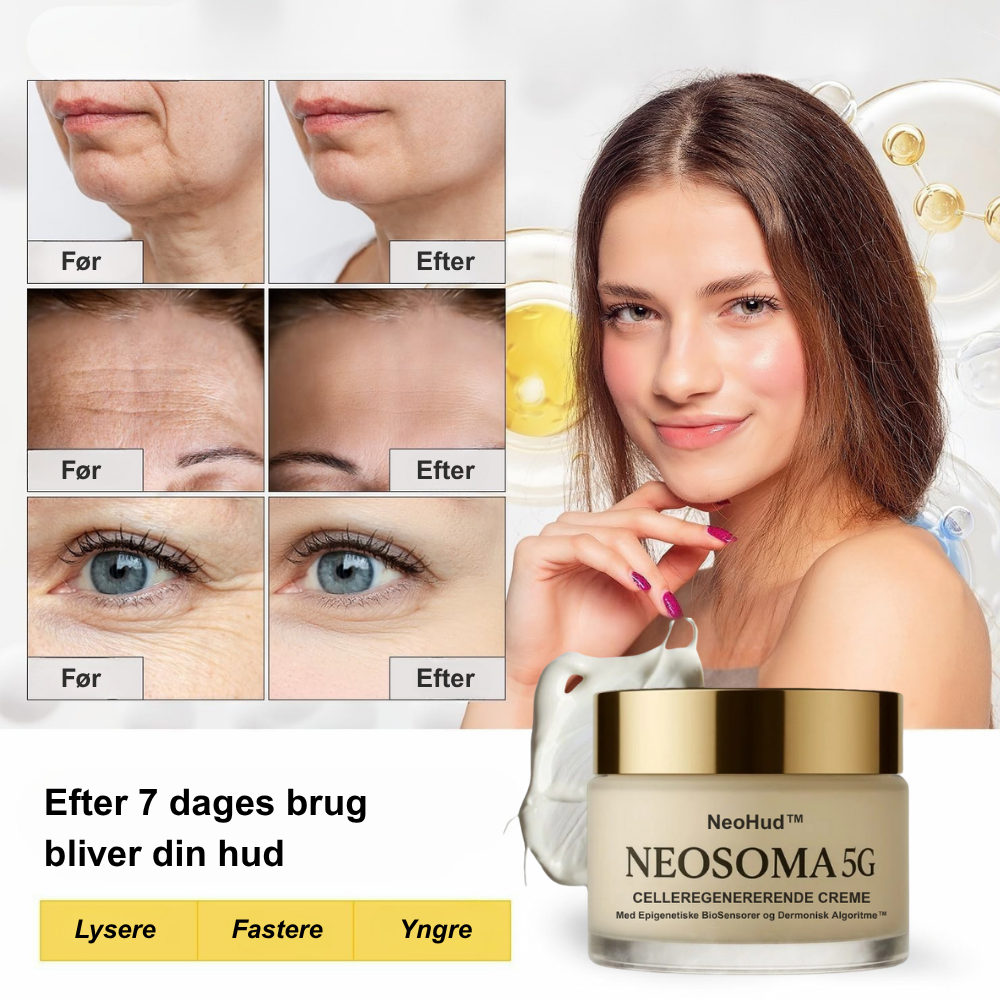 NeoHud™ | Rul tiden tilbage – få ungdommelig hud igen med biomimetisk teknologi!