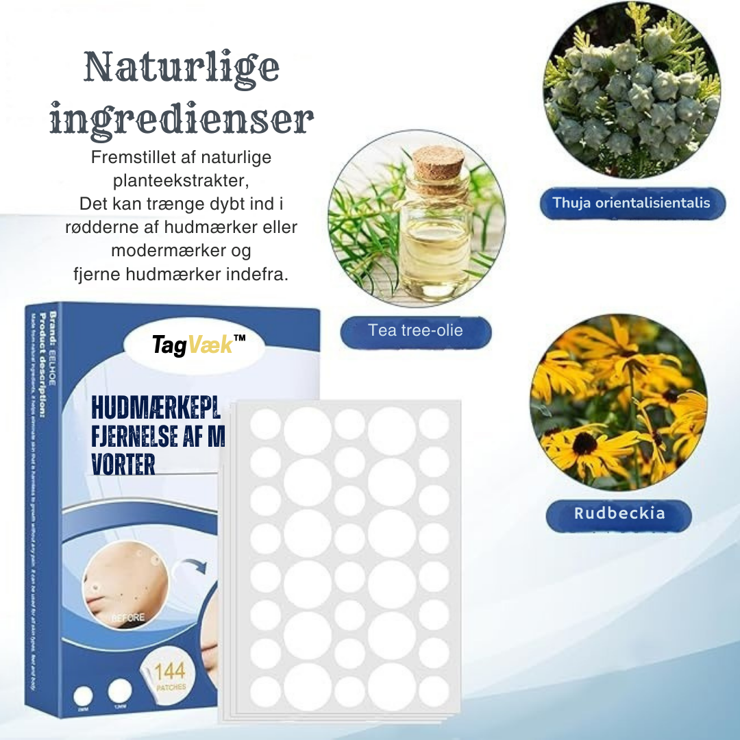 TagVæk™ – Fjern hudmærker på kun 5 dage