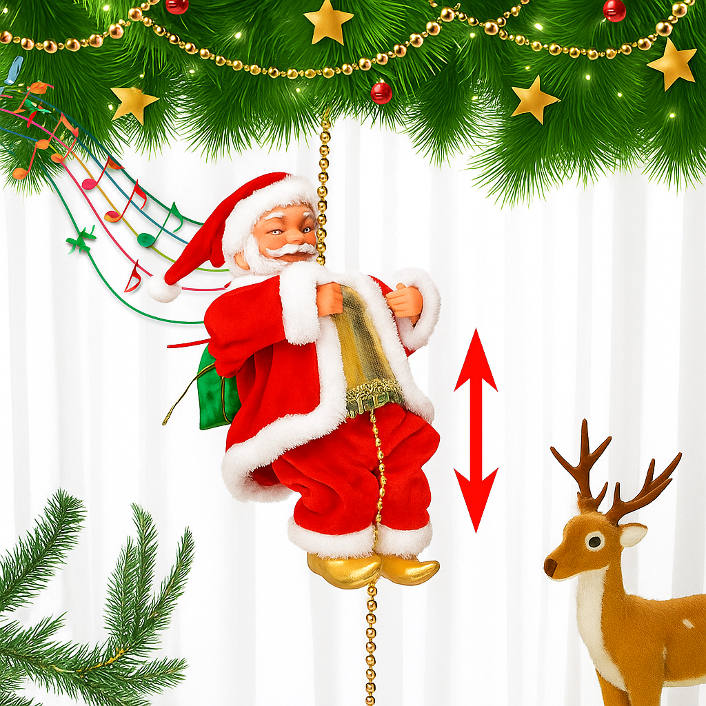 Julemand der klatrer – SANTACLIMB