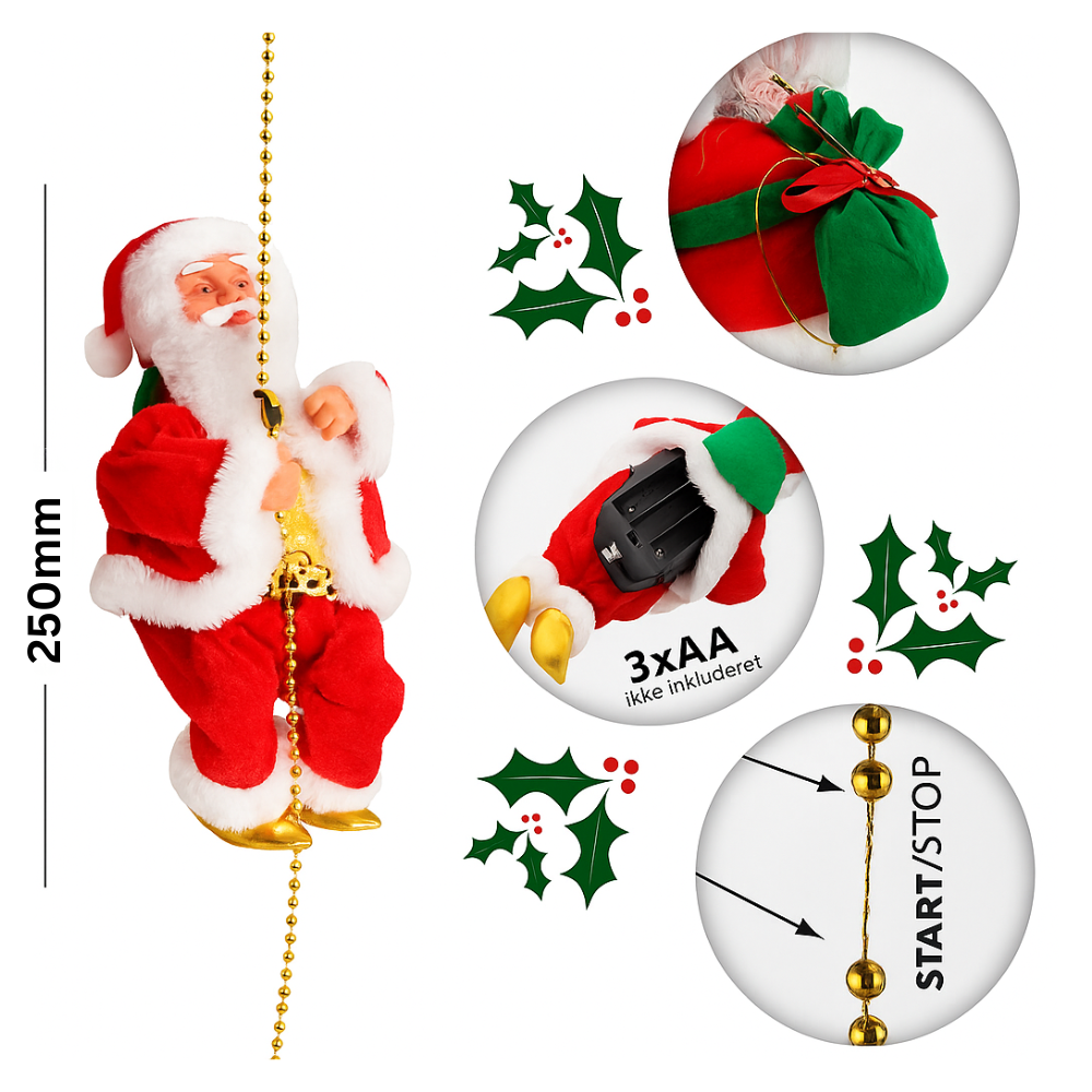 Julemand der klatrer – SANTACLIMB