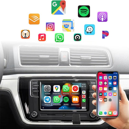 EasyPlay | Trådløs Apple CarPlay & Android Auto | USB-A & USB-C
