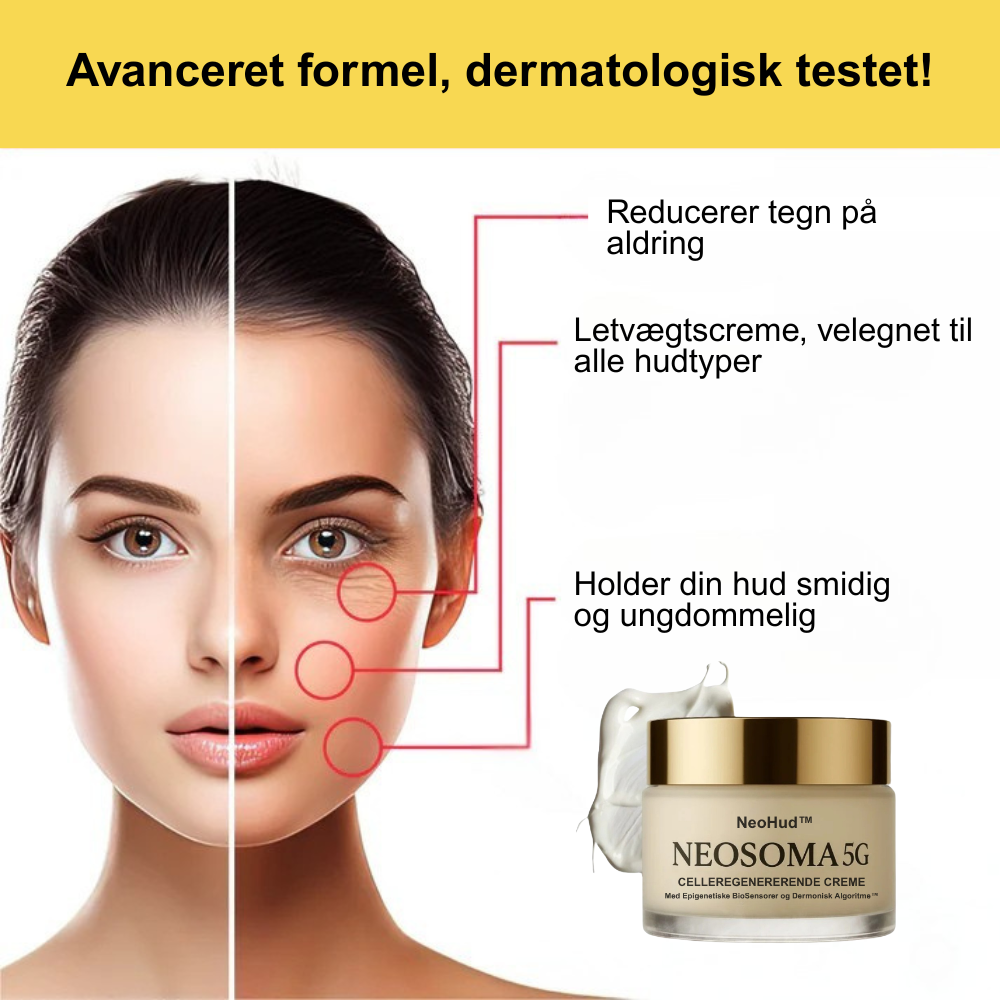 NeoHud™ | Rul tiden tilbage – få ungdommelig hud igen med biomimetisk teknologi!