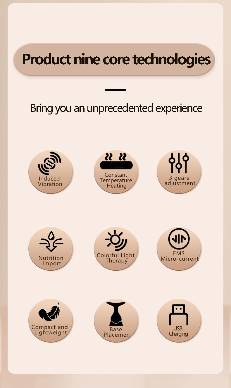 Skønhedsløft 3-i-1 Nefretti | Sig farvel til slap hud, linjer og mathed