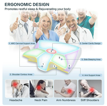 NeckVibe™ nakkepude af memoryskum