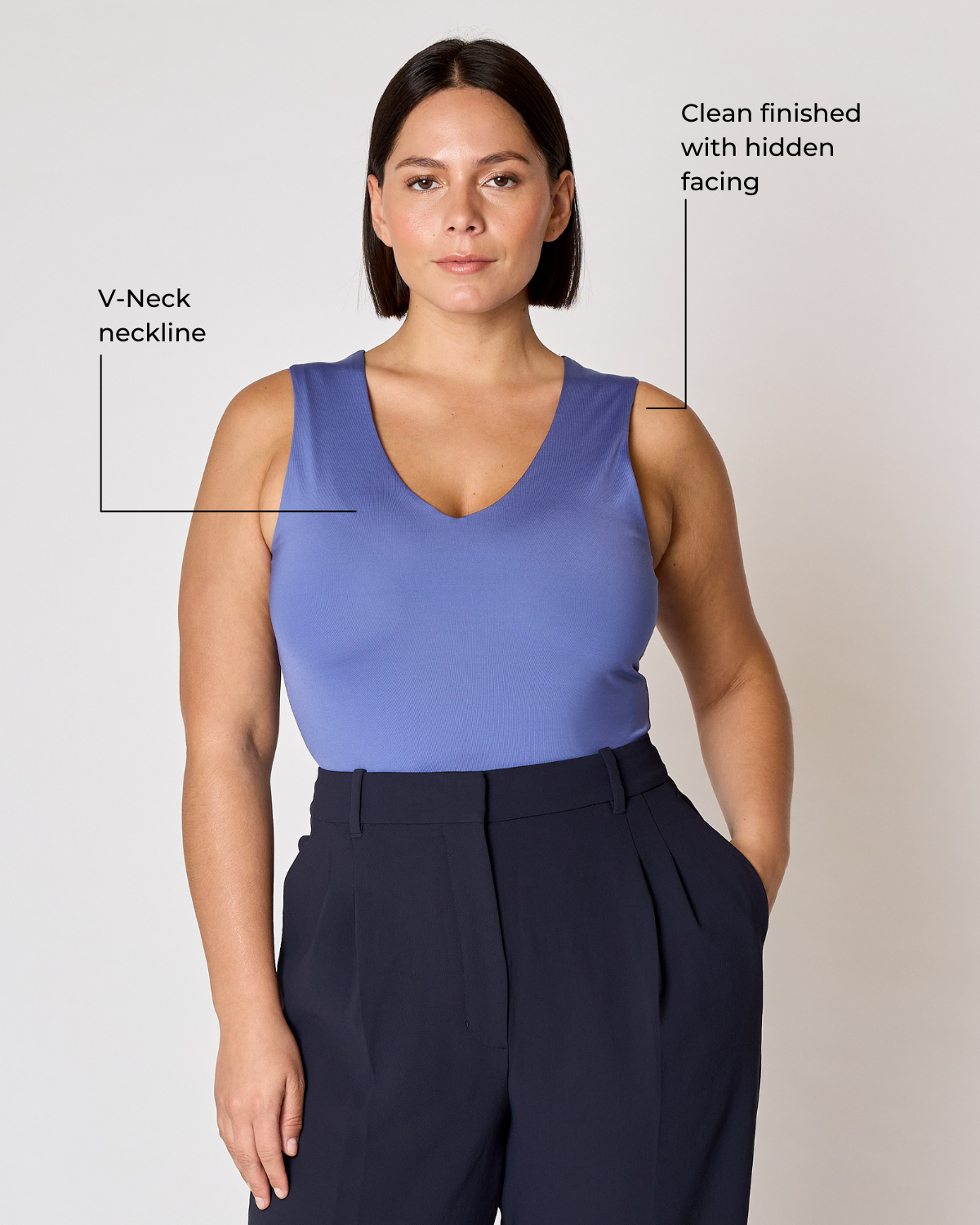 Ærmeløs V-Neck – Ultimativ Komfort & Stil