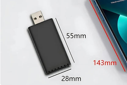 EasyPlay | Trådløs Apple CarPlay & Android Auto | USB-A & USB-C