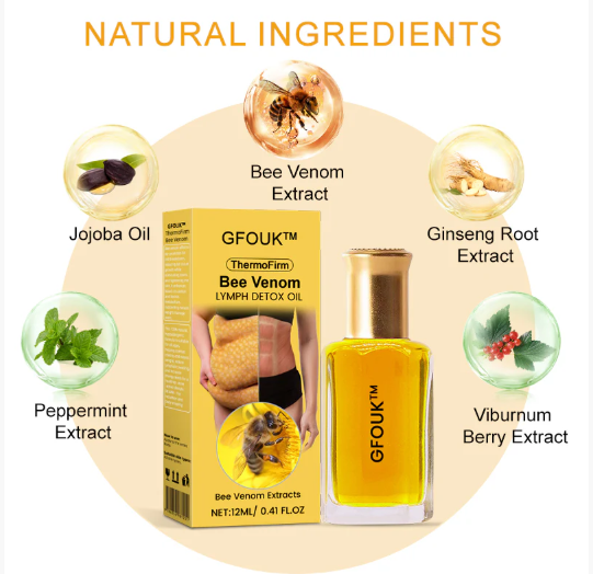 GFOUK™ ThermoFirm Bijengif Gynecomastie Olie (1+1 GRATIS)