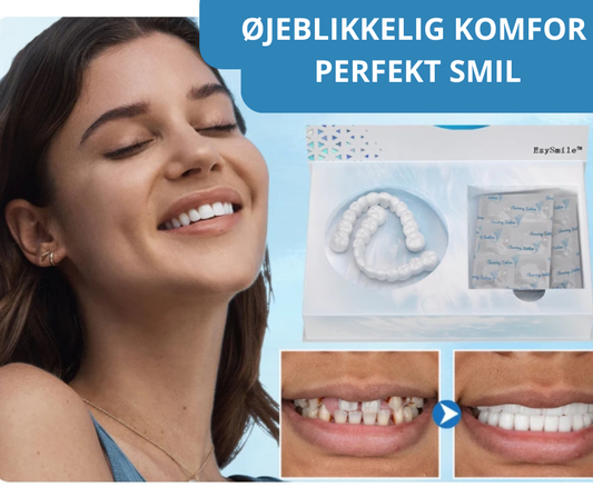 EzySmile™ 🧑🏽‍⚕️Certificeret af Den Danske Tandlægeforening (DTF) - for et naturligt smil og hverdagskomfort